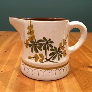 VINTAGE STANGL MCM POTTERY GOLDEN BLOSSOM PITCHER